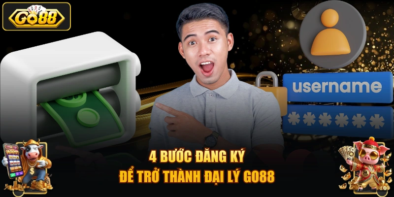 4 bước đăng ký để trở thành đại lý GO88